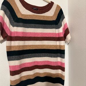 Torrid Multicolor Striped Sweater